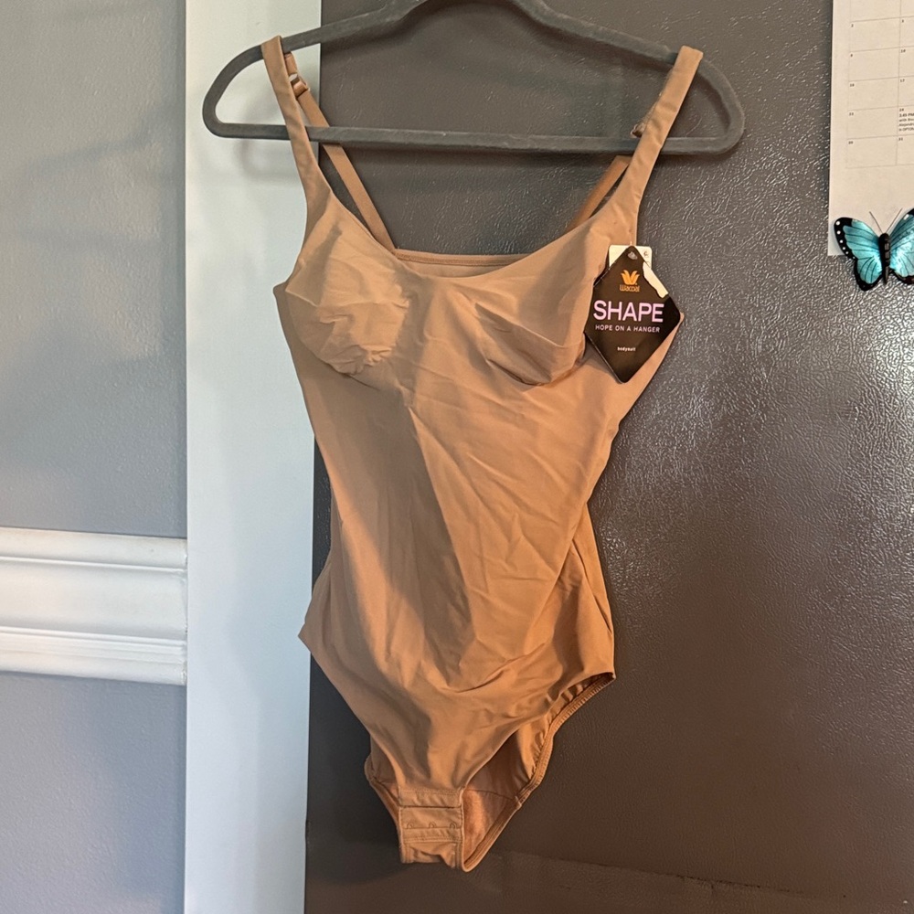 NWT Wacoal Tan Shapewear Bodysuit.#1